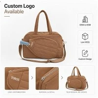 Suv o'tkazmaydigan Quilted Puffy tennis raketka sumkasi