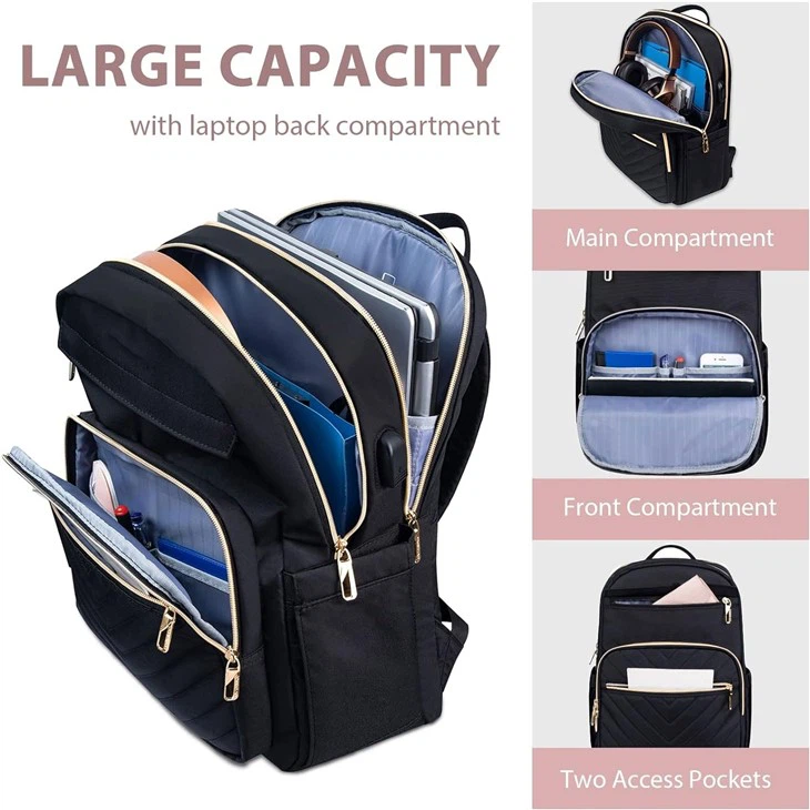 Water Resistant College School Computer Bag